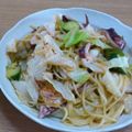 ななに373's cooksnap of when they made 全部お好みで♪キムチ×イカpasta.
