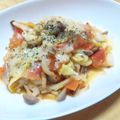 ニャルモ's cooksnap of when they made きゃべつとしめじのトマトチーズ煮.