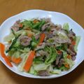 ケロ母ちゃん's cooksnap of when they made 簡単～で本格的☆野菜炒め.
