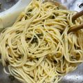 デカとんがりこ's cooksnap of when they made ごま油でおいしさUP♪簡単海苔パスタ.