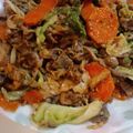 はぎのこ's cooksnap of when they made 牛肉とキャベツのマヨ☆マスタード炒め.