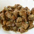 kiki9993's cooksnap of when they made 簡単おつまみ☆砂肝の塩麹焼き.