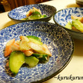kurukurumin's cooksnap of when they made きゅうりとかにかまのおろし和え.