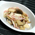 korochiro's cooksnap of when they made かまぼことエリンギの柚子ペペロン.