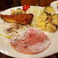 ダッフィーニーうに's cooksnap of when they made ハムエッグ　半熟目玉焼き.