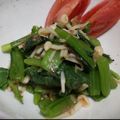 fu♪♪'s cooksnap of when they made 簡単♡えのきと小松菜の おかか和え.