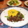ladyoscar's cooksnap of when they made ラム肉の香菜ドライカレー.