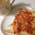 ninopino's cooksnap of when they made 桜エビマヨトースト。.