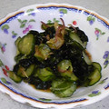 ダ〜ごはん's cooksnap of when they made きゅうりとわかめの酢の物＊柚子胡椒風味.