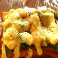 太郎と花子と私's cooksnap of when they made 楽ちん♪うまうまアボカドチーズトースト.