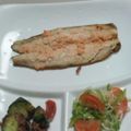 華1121's cooksnap of when they made 美味い！！秋刀魚の明太焼き.