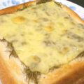 みくこ's cooksnap of when they made とろろ昆布チーズトースト！？.