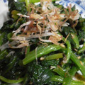 そらとはる:D:D's cooksnap of when they made 簡単！子どもが喜ぶほうれん草のおしたし.