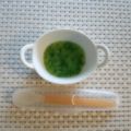 のっぴ子's cooksnap of when they made ★離乳食★【初期】小松菜粥（１０倍粥）♪.