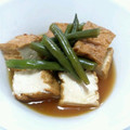 iduidu0526's cooksnap of when they made 厚揚げとインゲンの煮物.