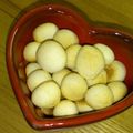 smallbirds's cooksnap of when they made 子供のおやつ☆ミルク味のたまごボーロ。.