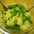 vicia-faba's cooksnap of when they made ポテトとスナップエンドウの胡麻バター.