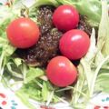 ゆぅぷん's cooksnap of when they made バジル香る★水菜とトマトのもずく酢サラダ.