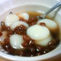 ゆいちん5's cooksnap of when they made ～ひんやりつるん～白玉ぜんざい.