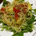 ♡♥♡かんちゅ♡♥♡'s cooksnap of when they made トマト・マグロ・アボガドの冷製パスタ.