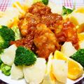 臼香林's cooksnap of when they made ✿チキンのオレンジ風味♫BBQソース✿.