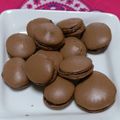 くぅ＆ひめ's cooksnap of when they made 失敗ゼロ!バレンタインマカロン　ショコラ.