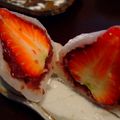 Ｌａｚｙ-Ｋ's cooksnap of when they made 可愛いイチゴのうまうまイチゴ大福！.