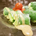 れな犬's cooksnap of when they made 生春巻き金のごまだれ添え.
