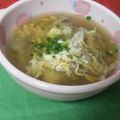 バコタさん's cooksnap of when they made 舞茸かきたまスープ.