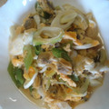かぷち＠花嫁's cooksnap of when they made ボイルむきあさりと玉ねぎの卵とじ.