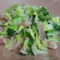 めかにか's cooksnap of when they made ベーコンと白菜の温サラダ★.
