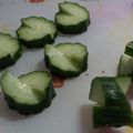 あッか's cooksnap of when they made 簡単！弁当やｻﾗﾀﾞにｷｭｳﾘの飾り切り.