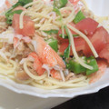 knkty's cooksnap of when they made ツナと梅と水菜の和風パスタ.