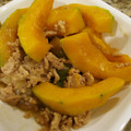 bonnet's cooksnap of when they made かぼちゃの生姜そぼろあんかけ.