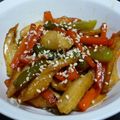 月見男子's cooksnap of when they made ちくわ入り★ピーマンと人参のきんぴら.