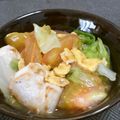 ayumi1215's cooksnap of when they made 鶏、玉子、トマト、レタスの炒め物.