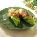 miyuki12's cooksnap of when they made とり皮のねぎ巻き☆梅風味.