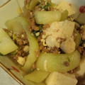 モチョ1013's cooksnap of when they made おやじ犬流！豆腐と青梗菜のオイスター炒め.