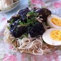 ひまなりな's cooksnap of when they made 柔らかナスの煮浸し冷やし素麺.