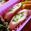 まじゅじゅ's cooksnap of when they made お弁当にオクラのカレーマヨチ−ズハム巻き.