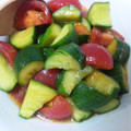 ともっぺ２９'s cooksnap of when they made ☆簡単!きゅうりとトマトのごまぽんあえ☆.