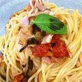 ゆうゆmam's cooksnap of when they made 材料費も安い！シンプルなベーコンのパスタ.