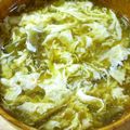 海天藍's cooksnap of when they made なすと玉子のあんかけすまし汁.