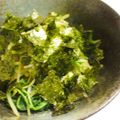 くまんぼう's cooksnap of when they made 水菜の辛子海苔和え♪.