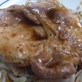 sue916's cooksnap of when they made トンテキ・醤油ソース味・みずな添え.