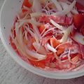 たなぺ6950's cooksnap of when they made 簡単すぎる♡サラミのマリネ♫.