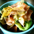 ｷｮﾛﾏﾏちゃん's cooksnap of when they made ★まるごと１個のレタスとベーコン炒め★.