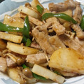 ★なぁー★'s cooksnap of when they made 豚肉と長いものオイスターしょう油炒め.