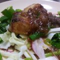 ゆかりん0211's cooksnap of when they made さっぱり*ねぎ梅ダレの揚げサバ.