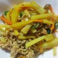 はなたまみい's cooksnap of when they made ☆じゃがいもと豚肉☆和風にんにく炒め.